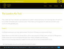 Tablet Screenshot of londonaletrail.com